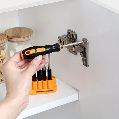 8-In-1 Precision Screwdriver Kit, a Versatile Manual Tool Set Featuring Interchangeable Bits, Suitable for Both Metal And Plastic, Designed As a Non-Electric Professional Repair Tool for Electronics And Computers.