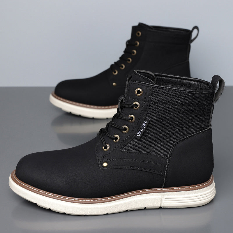 Men's British Style Soft Sole Business Casual Leather Boots