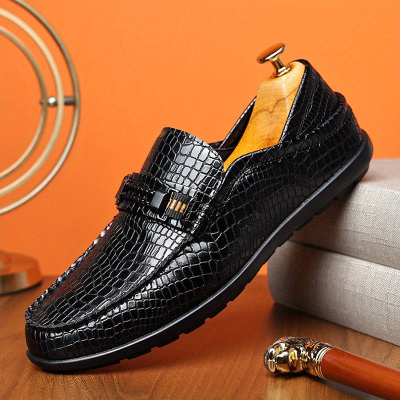 Men's All-Season Casual Slip-On Loafers with Rubber Sole