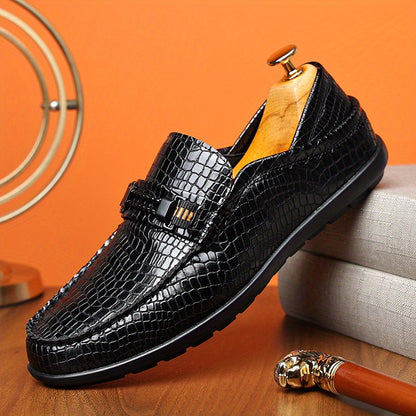 Men's All-Season Casual Slip-On Loafers with Rubber Sole