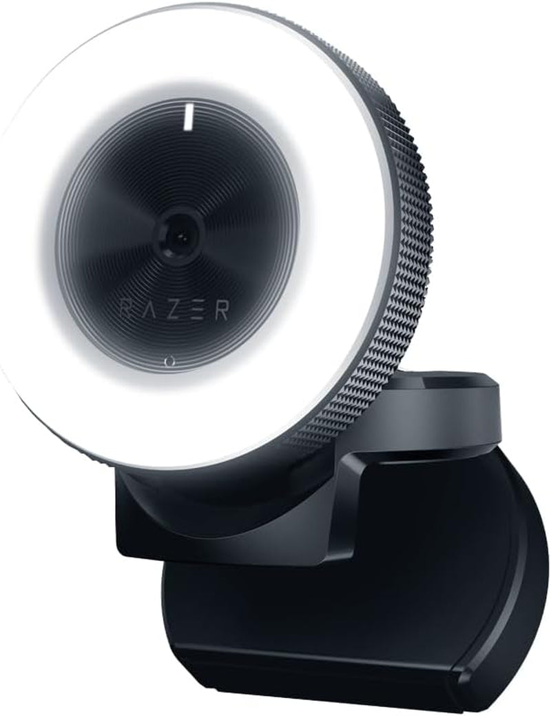 Razer Kiyo Full HD 1080P Lighting 12 LED Webcam, Black