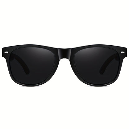 Men's Casual Polarized Black Walnut Sunglasses with UV Protection