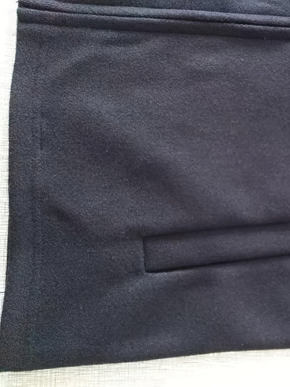 Men's Autumn and Winter Fleece Jacket with Zipper and Turn-up Collar
