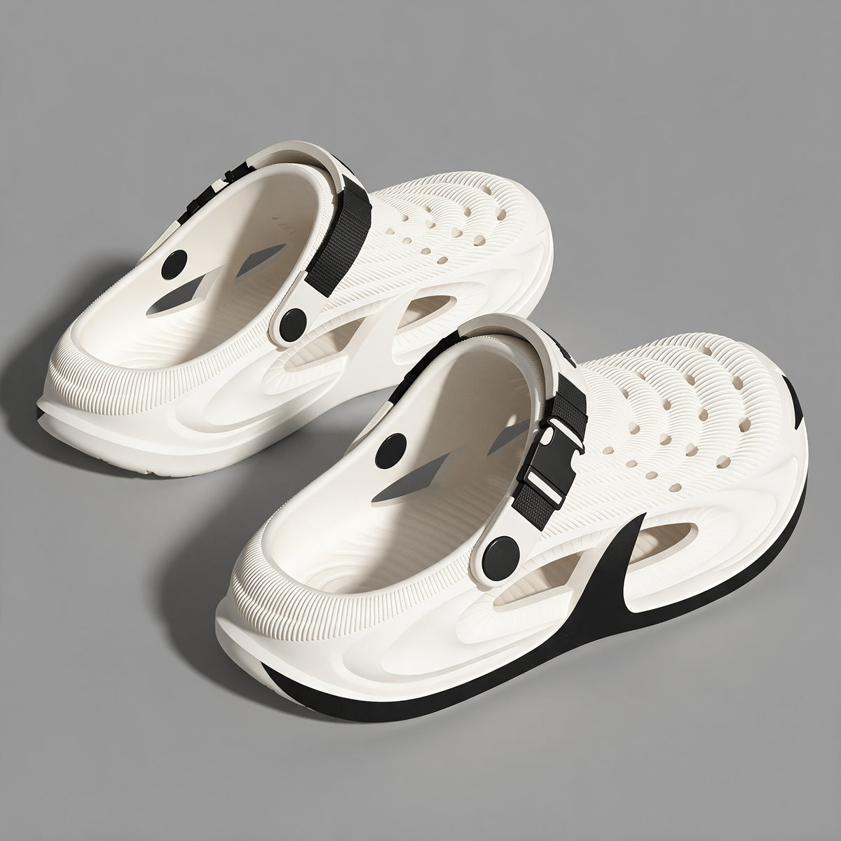 Men's All-Season Casual Slip-On EVA Slippers with Cushioned Sole