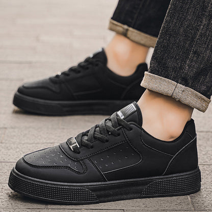 2color Men'S Fashionable Multifunctional Sports and Leisure Shoes | Anti-Slip, Durable, Breathable Fabric Lining, Black/White - Suitable for Indoor, Vacation, and Daily Wear - ayq
