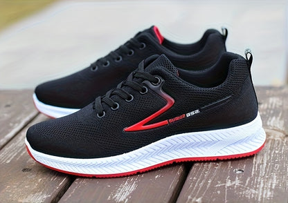 Men's Lace-up Sneakers - Athletic Shoes - Lightweight And Breathable - Running Basketball Workout Gym