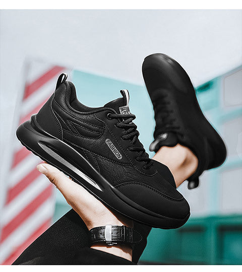 Fashion Casual Non-Slip Durable Men'S Shoes | Faux Upper, Rubber Sole, Lace Closure, Low Top Design - ayq