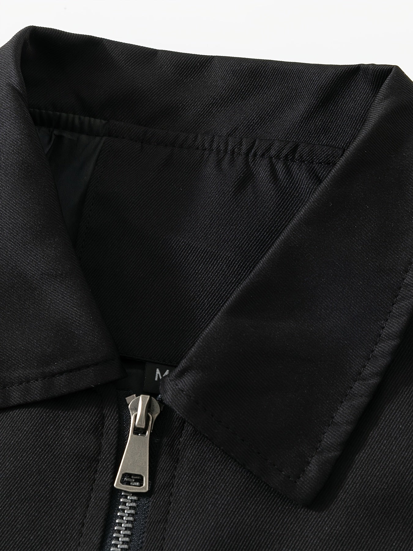 Men'S Lightweight Business Jacket - Zip-Up Formal Coat with Notch Lapel, Olive Green - Office, Wedding, Travel - Durable Polyester Jacket for Professional & Casual Attire - Spring/Fall Outerwear, Office Wear, Sleek Design, Hi