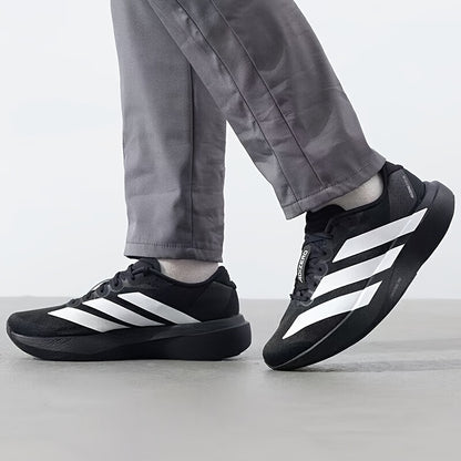 Adidas Men's Black Low-Top Breathable Running Sneakers