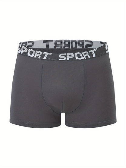 Men's 10-Pack Breathable Boxer Briefs with Stretch Fabric