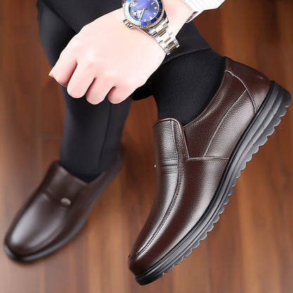 Men's Slip-On Business Casual Shoes All-Season Comfort