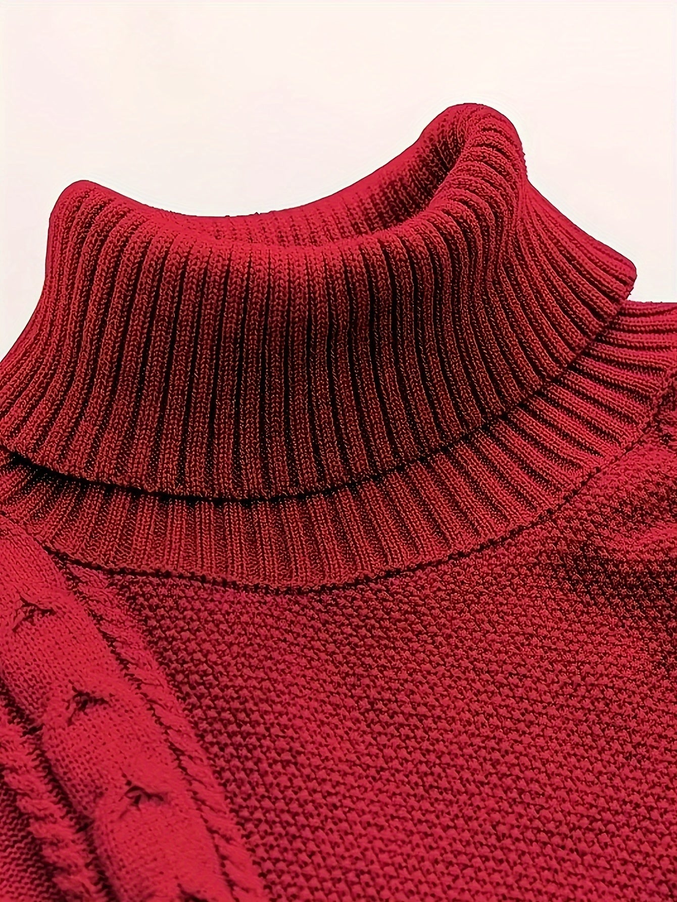 2024 New Cross-Border Men'S Plaid Knit Pullover Sweater (Men'S Warm Top)