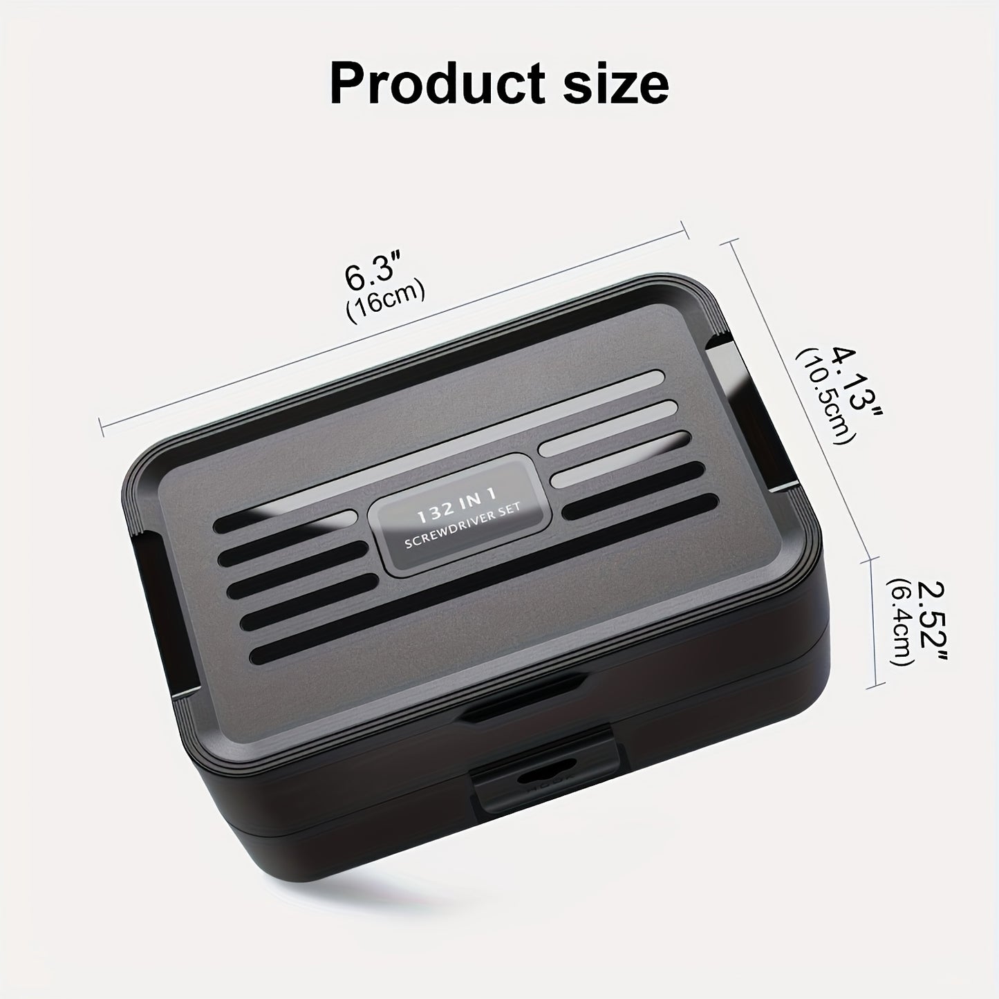 115 in 1/132 in 1 Precision Screwdriver Set | Magnetic Driver Head, Torx and Hex Keys, Chrome Vanadium Steel, Anti-Corrosion End, Non-Slip Grip, for Computer, Watch, Small Electronics, and Cell Phone Repair | Chrome Vanadium