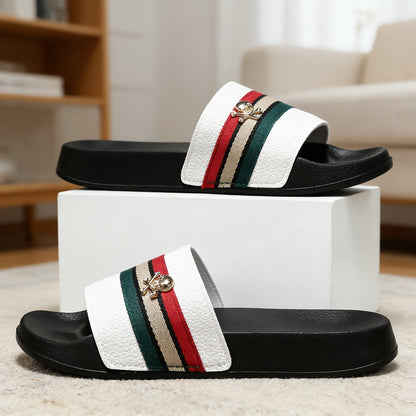 Lightweight Casual Indoor Slippers with Non-Slip Rubber Sole