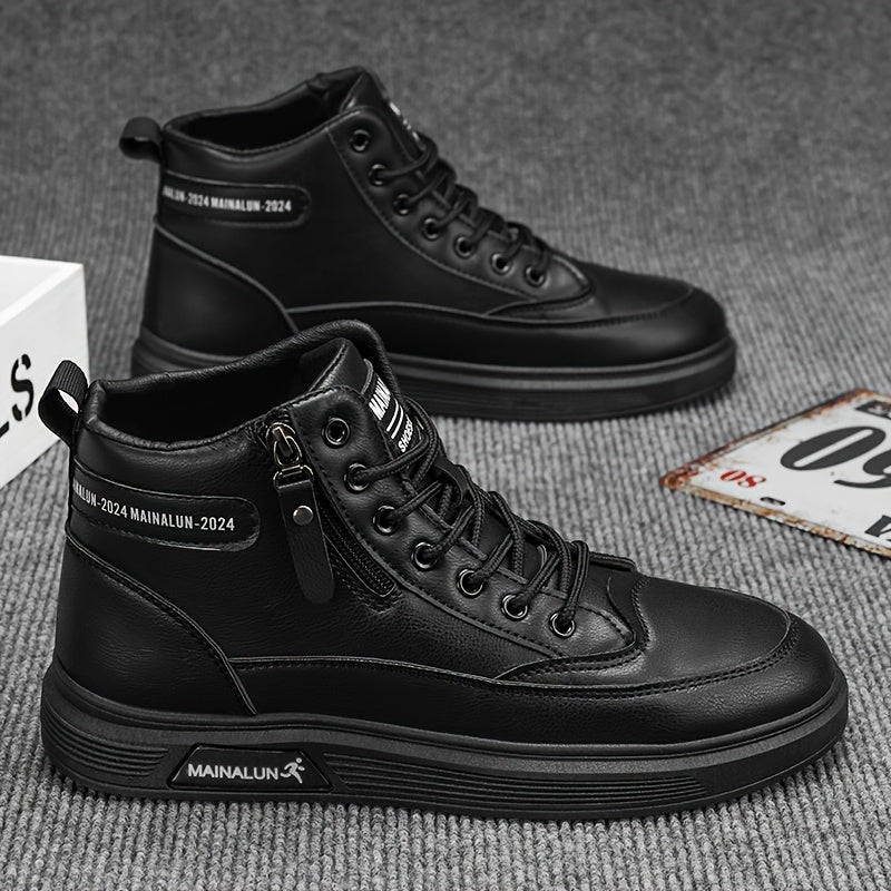 Men's Non-Slip Sports Boots with Breathable PU Lining