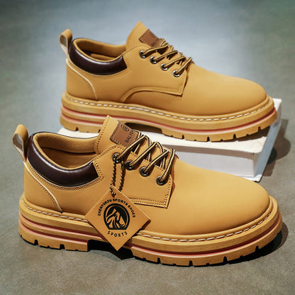 A Pair of Men'S Casual Sneakers, Trendy And Versatile Tennis Shoes, Outdoor Camping Footwear for Men - ayq