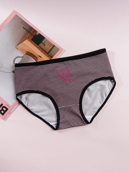Girls' 5-Pack Comfortable Breathable Cotton Blend Briefs