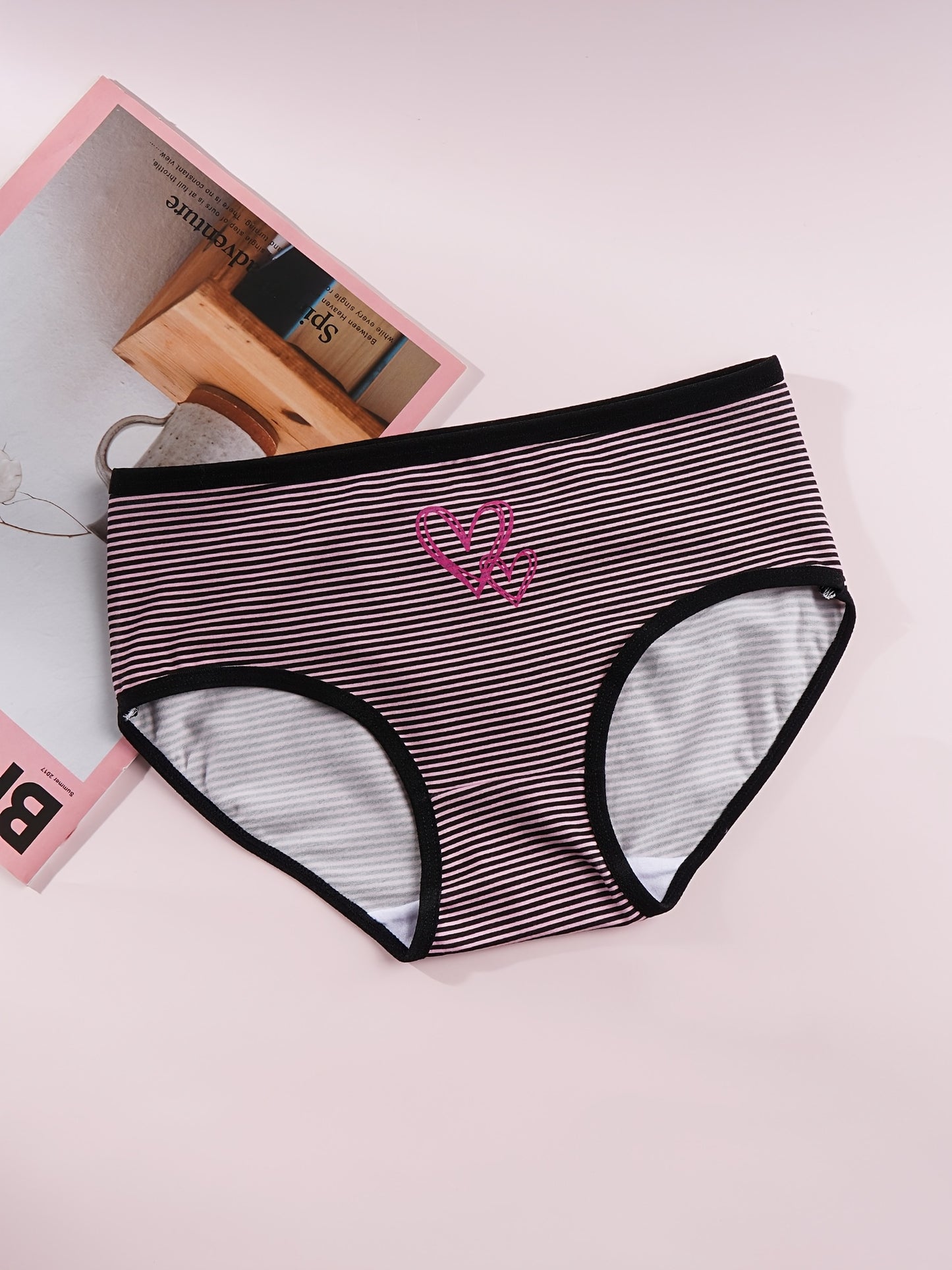 Girls' 5-Pack Comfortable Breathable Cotton-Blend Briefs