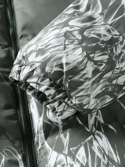 Men'S Heavyweight Winter Jacket - Full-Zip Hooded Coat with Stand Collar, Navy Blue Cold Weather Outerwear, Polyester Insulated Jacket for Everyday & Formal Events, Non-Stretch Fabric, Zipper Closure, Winter Coats, Formal Eve