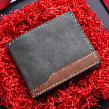 1pc Custom Engraved Wallet | Personalized Letter Name Engraving, Unisex Multi-Card Slot Zippered Wallet, Durable Casual Design, Ideal for Valentine'S Day, Anniversary, Birthday Gifts, Faux Leather