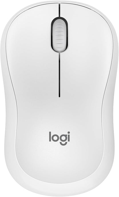 Logitech M185 Wireless Mouse, 2.4Ghz with USB Mini Receiver, 12-Month Battery Life, 1000 DPI Optical Tracking, Ambidextrous Pc/Mac/Laptop - Swift Grey