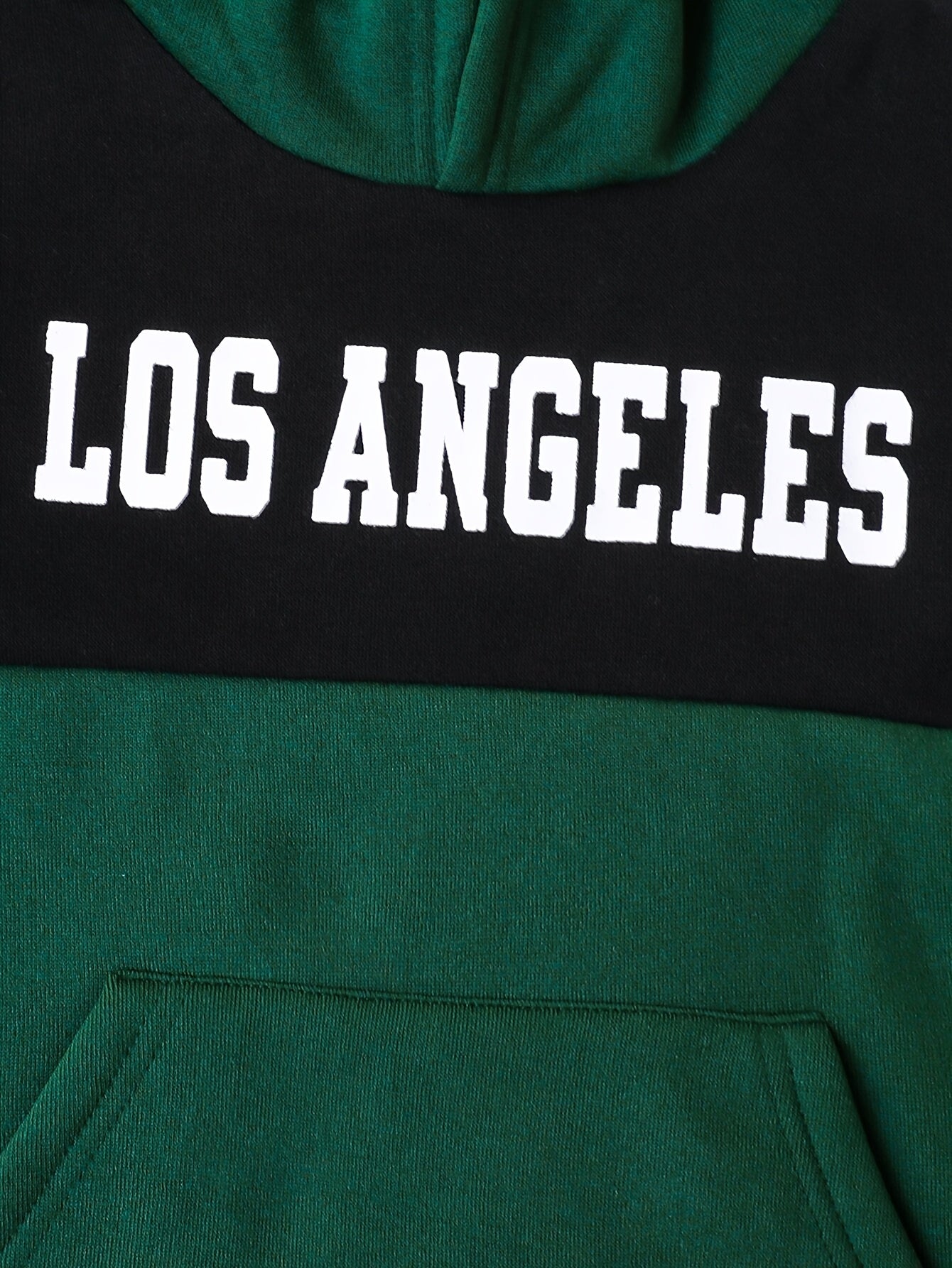 2pcs Boys' Autumn/Winter Fleece-Lined Hooded Sweatshirt and Pants Set, Simple Letter Print Fashion Classic Outfit for Outdoor Sports and Casual Wear, 100% Polyester Knit Stretch Fabric, Ideal Gift Choice for Kids, Perfect for