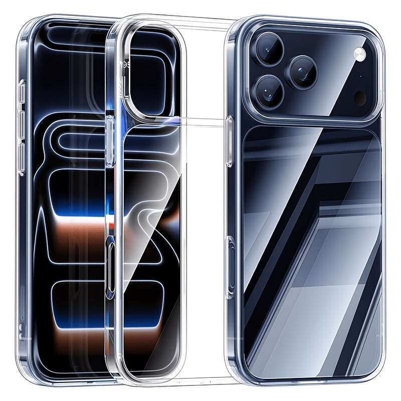 Clear Shockproof TPU Case for iPhone 18, 17, 16 Series