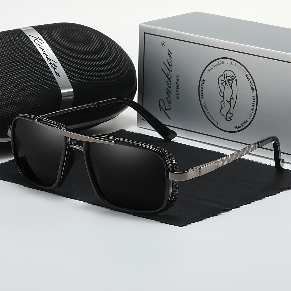 Men's Polarized Stainless Steel Sunglasses with TAC Lenses