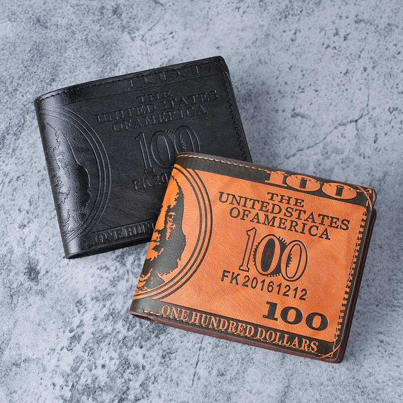 Latest Upgraded Men's Faux Leather Wallet, Vintage Style Men's Wallet, Multi-Card Slot Design - Stylish and Portable, Key and Coin Purse, Credit Card Holder, ID Holder, Elegant for Daily Use, Durable Denim Lining | Unique Wal - ayq
