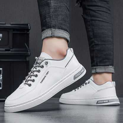 Men's Slip-On Sneakers - Casual & Sporty Low-Top Shoes with Elastic Laces, Non-Slip Rubber Sole for Casual Attire