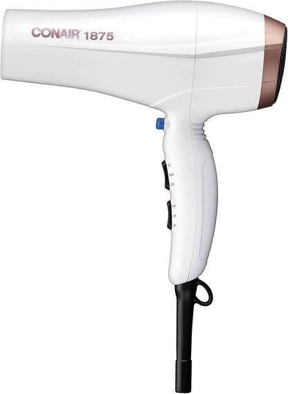 Conair Double Ceramic Hair Dryer with Diffuser | Blow Dryer with Ionic Conditioning | Includes Diffuser and Concentrator | Amazon Exclusive
