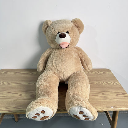 95Cm/37.4In Cartoon Plush Doll Large Bear Stuffed Toy Home Essentials Soft Plush Animals Big Bear Home Decor Party Adorable for Children Ideal Gift for Birthdays And Holidays