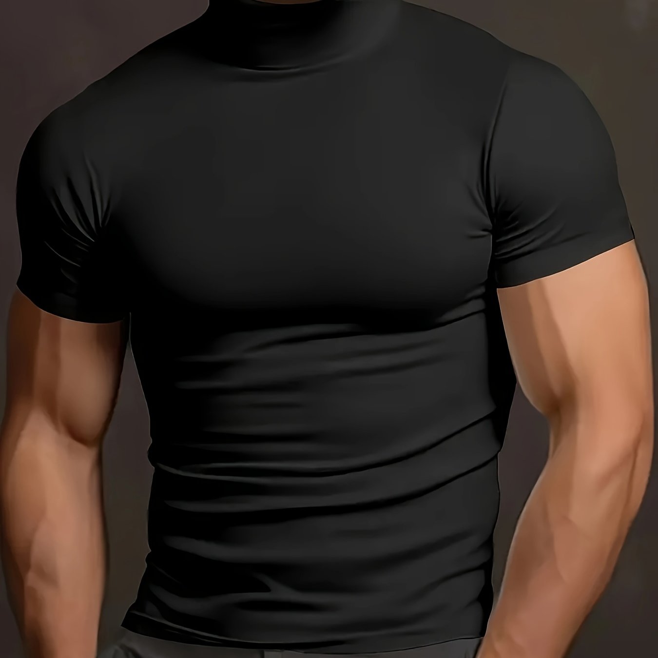 Men'S Short-Sleeve Polo Shirt Made of Breathable And Comfortable Knitted Fabric, Suitable for Cycling, Outdoor Sports, Gym, And Casual Wear for a Fitted Look - ayq