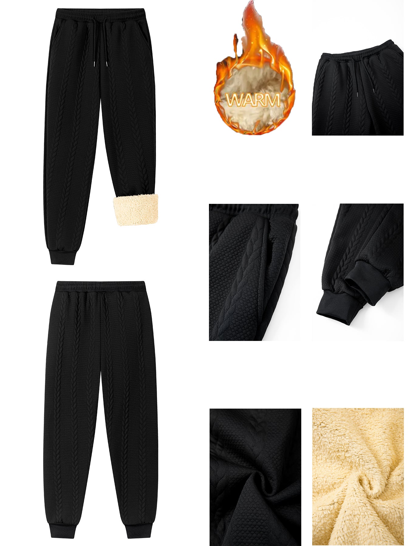 Տղամարդկանց ձմեռային նորաձևության երկմասանոց հավաքածու. Ժակարդե գլխարկով կարդիգան՝ աստառով և երկար տաբատ – իդեալական է աշնան և ձմռան համար, ձմեռային հագուստ տղամարդկանց համար