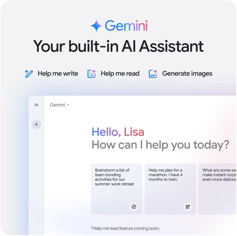 Acer Chromebook plus 514 Laptop with Google AI – 14" Full HD 1920 X 1080 IPS Touch Display | Intel Core I3-N305 | 8GB LPDDR5 | 128GB SSD | Wi-Fi 6E | FHD Camera | Chrome OS | CB514-4HT-375Z