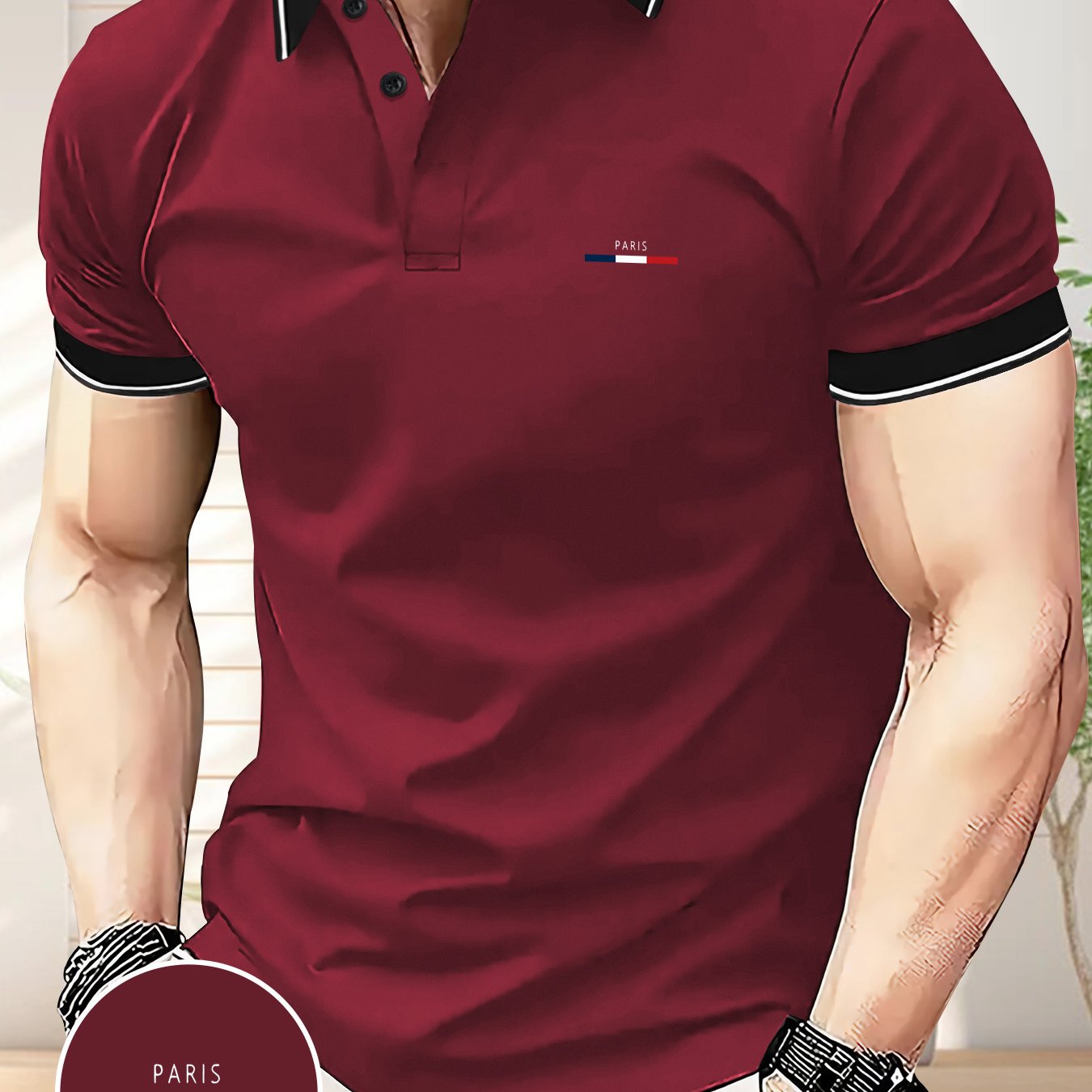 Summer Business Casual Outdoor Short Sleeve Trendy Men's Golf Shirt, Loose Fit Printed Top for Couples and Unisex Wearers - ayq
