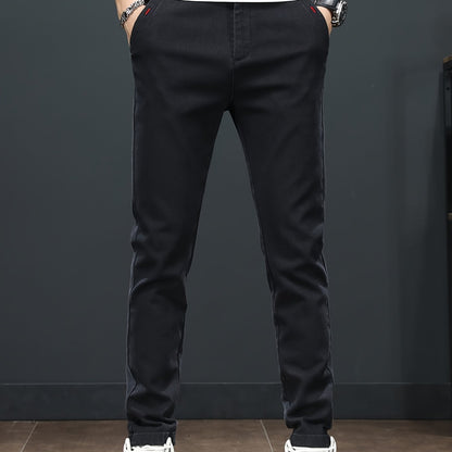 Men'S Spring Casual Trousers, Lightweight Business Outdoor Straight-Leg Pants, Versatile And Stylish for Spring And Autumn, Suitable for Sports And Formal Occasions.