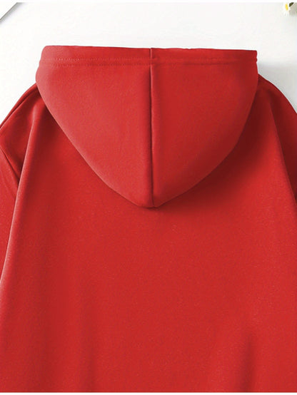 Women'S Cozy Fleece Hoodie & Sweatpants Set - "It'S the Most Wonderful Time of the Year" with Gingerbread House & Christmas Tree Design, Warm Long Sleeve Pullover with Drawstring Waist, Perfect for Fall/Winter, Christmas Paja