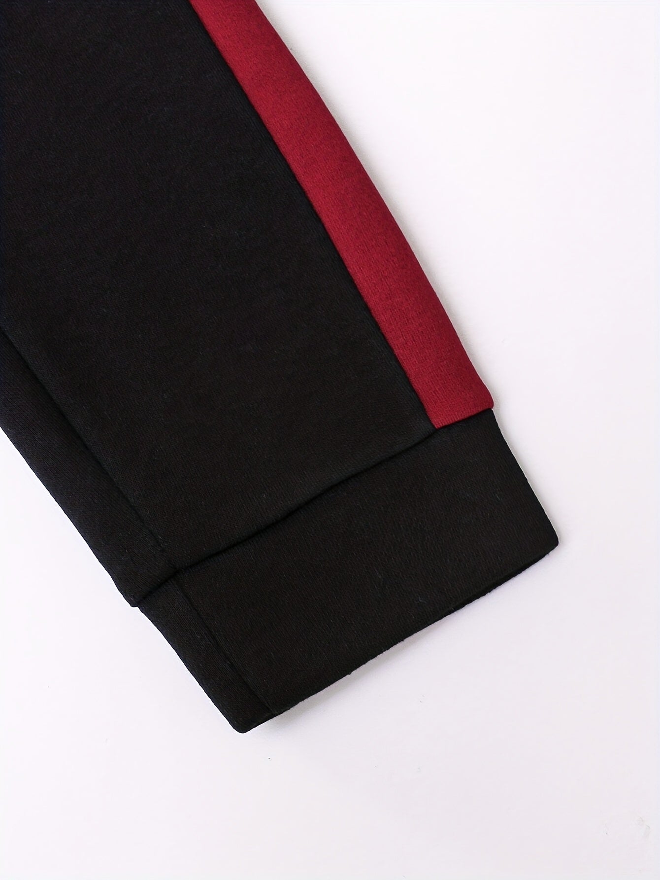 2pcs Boys' Autumn/Winter Fleece-Lined Hooded Sweatshirt and Pants Set, Simple Letter Print Fashion Classic Outfit for Outdoor Sports and Casual Wear, 100% Polyester Knit Stretch Fabric, Ideal Gift Choice for Kids, Perfect for