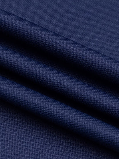 Men'S Pilot Jacket And Casual Pants Set for Spring And Autumn, Featuring a Stylish Ribbed Collar And Available in Three Solid Colors with Straight-Leg Trousers