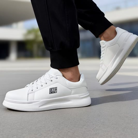 Unisex Four-Season GNF Flash Men's Casual Sneakers, Spring/Autumn Lace-Up Low-Price Promotion Men's Skate Shoes, Spring Trendy Versatile Unisex Couple Tennis Shoes, Simple and Fashionable, Suitable for: Casual/Sports/Commutin - ayq