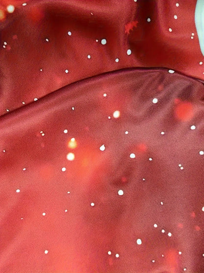 Men's Plus Size Christmas Hooded Sweatshirt - Oversized Fleece-Lined Pullover with Reindeer & Snowflake Print, Red/Green Winter Warm Hoodie, Machine Washable Cozy Holiday Sweater for Parties & Casual Wear (Elf & Candy Cane Po