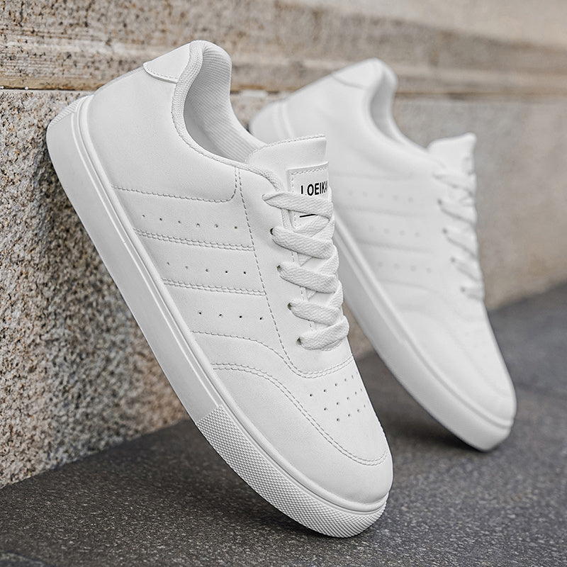LOEIKAN New Arrival Men's Large Size Designer Casual Shoes Fashion Thick Sole Outdoor Hiking Sneakers Classic Black White Skate Shoes Comfortable Trendy Footwear Perfect Gifts for Men Him Free Shipping - ayq