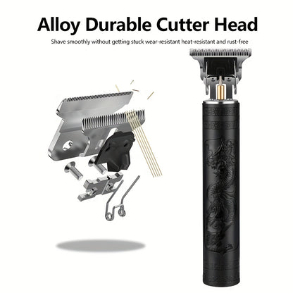 Տղամարդկանց 2-ը 1-ում էլեկտրական սափրիչ և մազ կտրիչ՝ USB լիցքավորմամբ, մորուքի կտրիչ, 8 սահմանափակող սանր, T-աձև շեղբ, ABS կորպուս, իդեալական է ամենօրյա խնամքի և նվերների համար