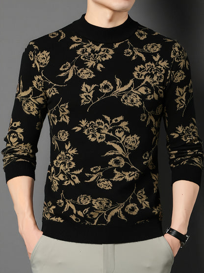 Նոր աշնանային և ձմեռային հավաքածուն ներառում է տղամարդկանց երկարաթև տրիկոտաժե սվիտեր՝ ծաղկային նախշերով, ձևավորված ակոսավոր դետալներով: Այս առօրյա և ոճային սվիտերը կատարյալ է աշնանային և ձմեռային սեզոններին ամենօրյա կրելու համար: