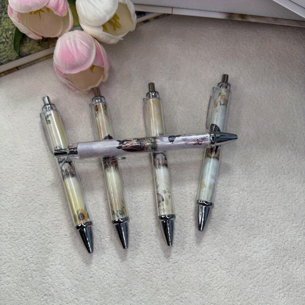 5pcs Creative Horse Head Theme Ballpoint Pens with Black Ink, Plastic Body, Smooth Writing, Suitable for Office and Gifts, Stationery Supplies