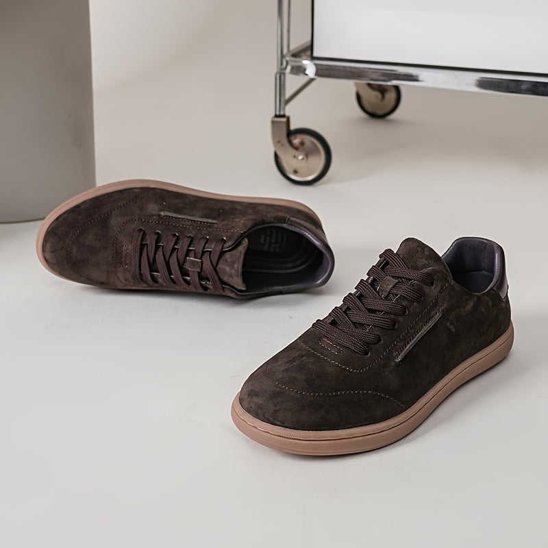 Men's Vintage-Style Casual Board Shoes with Rubber Sole