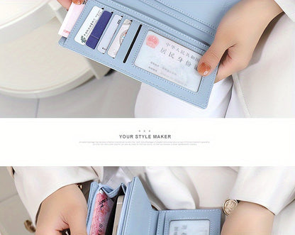 Women's Wallet 2024 New Niche Design High-End Large Capacity Long Card Holder Dual Function