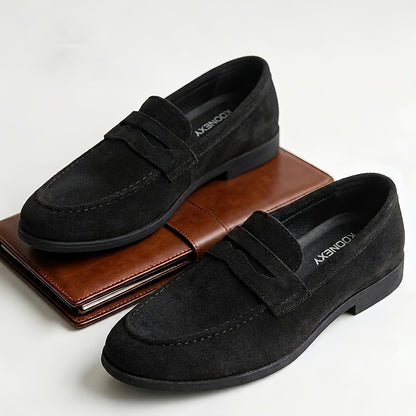 Men's Slip-On Fabric Loafers for All-Season Comfort