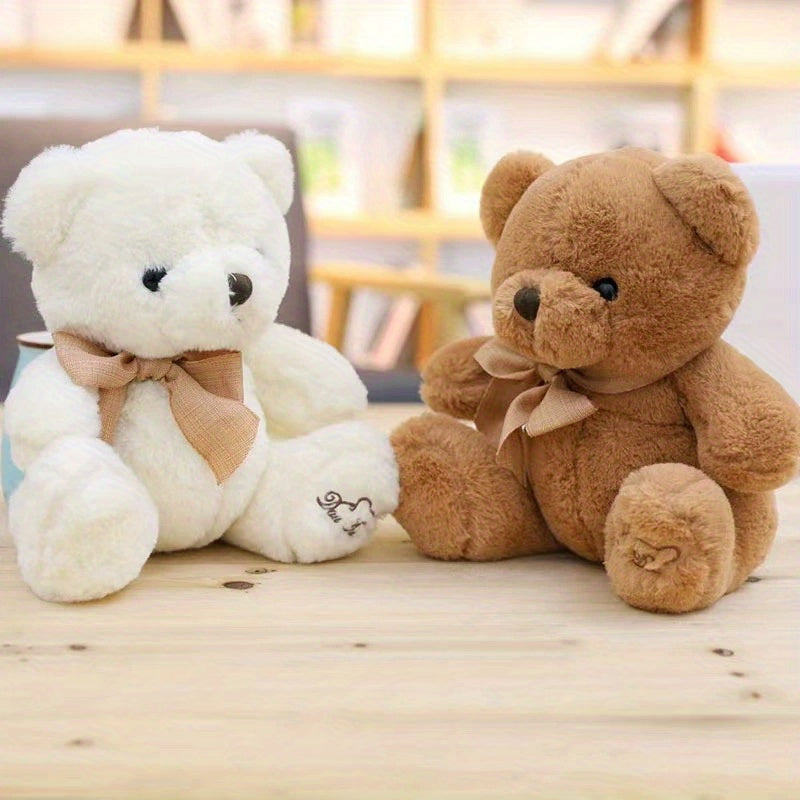 FLUFIHOOD Kawaii գրկախառնվող արջուկ՝ ռեալիստական ​​փափուկ խաղալիք կենդանի արջուկով, գրկախառնվող նվեր Սուրբ Ծննդյան, ծննդյան օրվա, տան համար և փափուկ խաղալիքներ